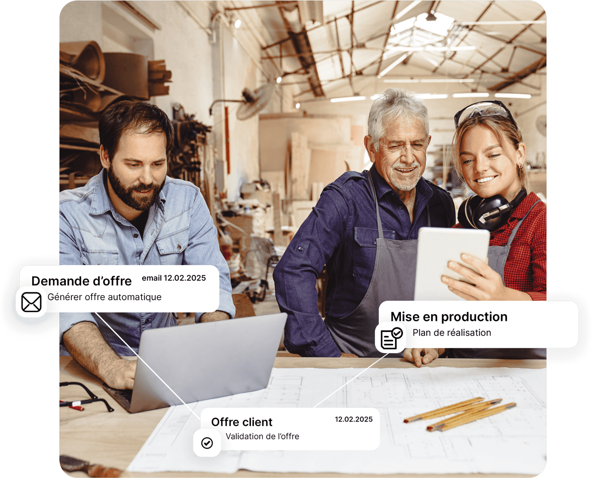 Image d'automatisation IA - intelligence artificielle agence IA Suisse
